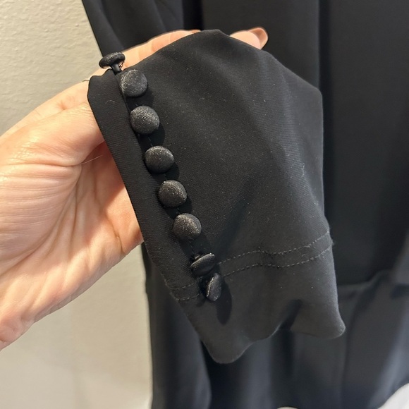 Joseph Ribkoff Black Open Front Blazer - Picture 3 of 5